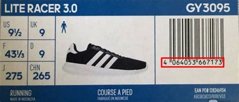 adidas catalog number lookup.